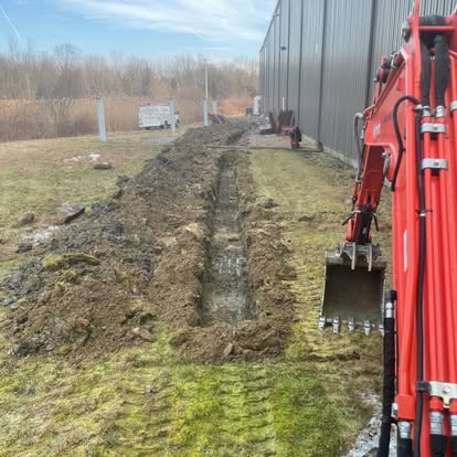 Underground conduit trenching